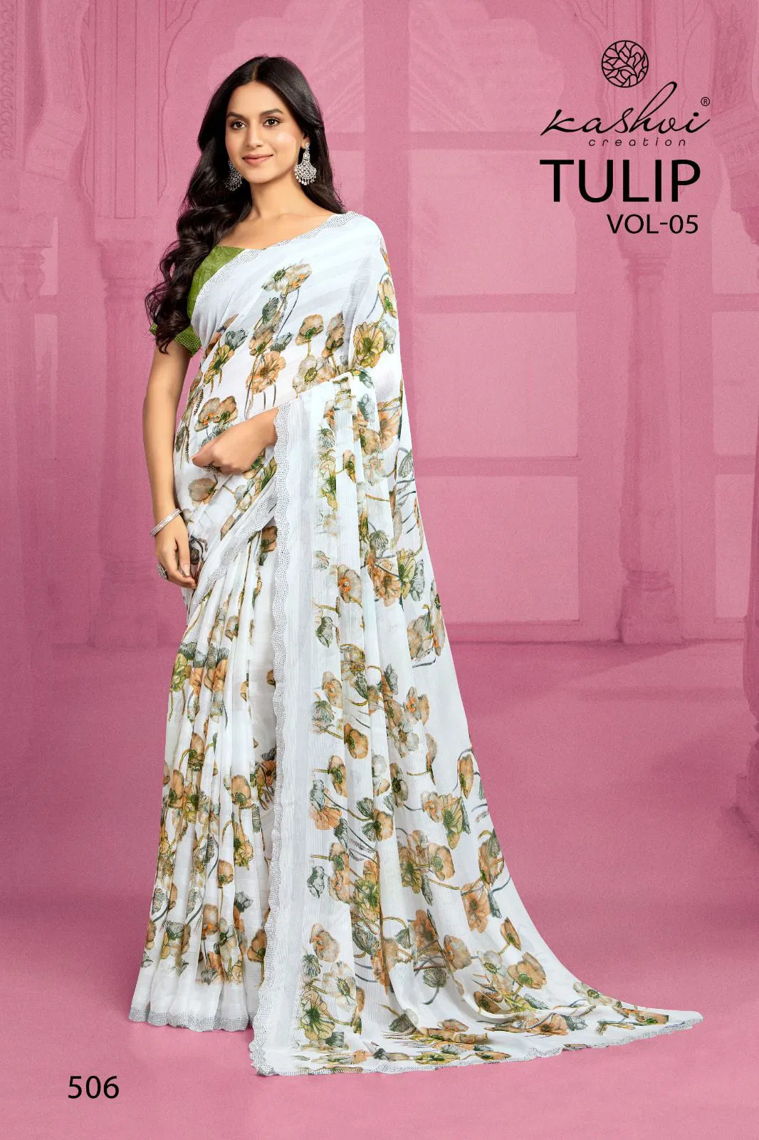 Tulip Vol 5 By Kashvi Rimzim Printed Daily Wear Sarees Orders In India